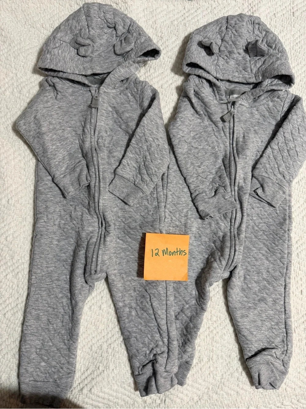 12 month winter outfit twin baby girl bundle